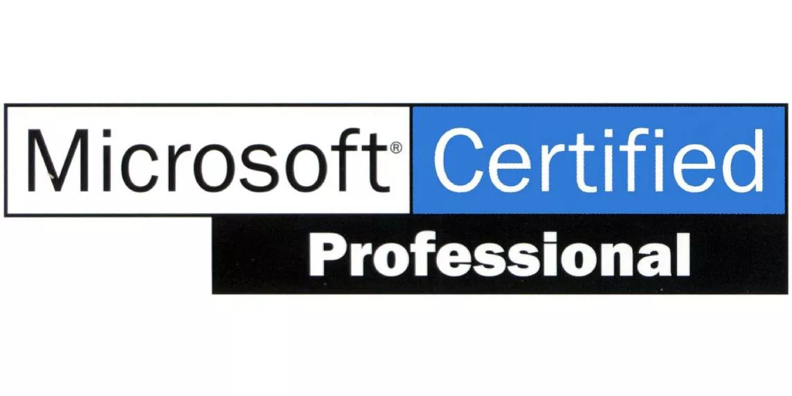 Microsoft Certified Professional minősítésű szakemberek a csapatban