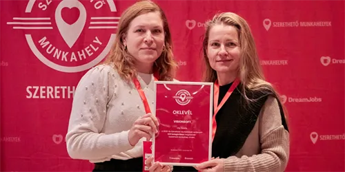 Szerethető munkahely 2025 díj